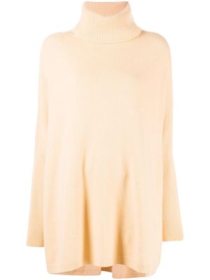 LAPOINTE organic cashmere cape sweater - Orange