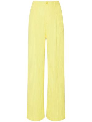 LAPOINTE plissé straight-leg trousers - Yellow