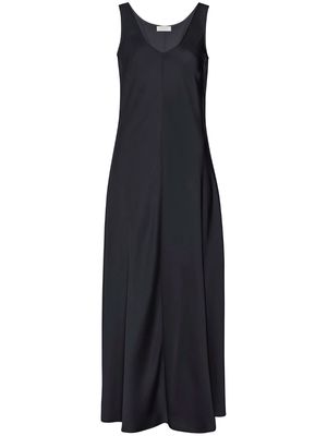 LAPOINTE satin-finish sleeveless maxi dress - Black