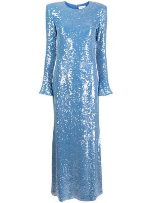 LAPOINTE sequin-embellished maxi dress - Blue