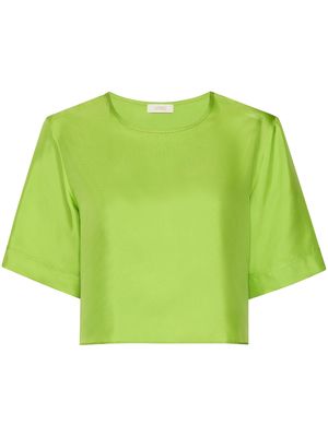 LAPOINTE short-sleeve silk T-shirt - Green