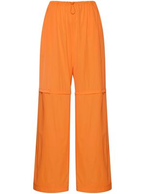 LAPOINTE zip-knee high-waisted trousers - Orange