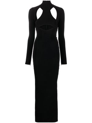 LaQuan Smith cut-out maxi dress - Black