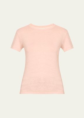 Lara Linen Crewneck Top