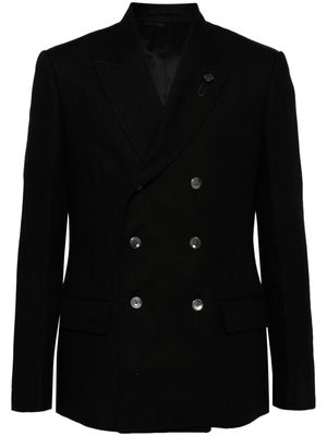 Lardini Attitude double-breasted blazer - Black