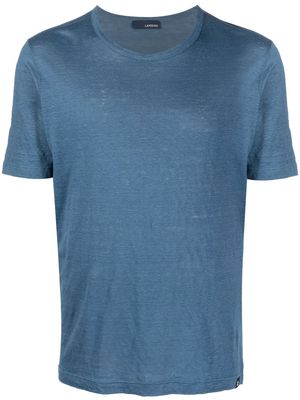 Lardini basic short-sleeved T-shirt - Blue