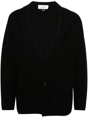 Lardini button-up cardigan - Black