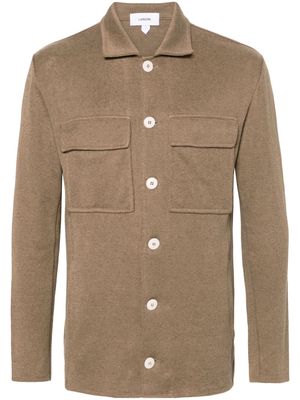 Lardini button-up cardigan - Brown