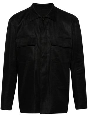 Lardini buttoned shirt jacket - Black