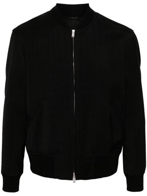 Lardini canvas bomber jacket - Black