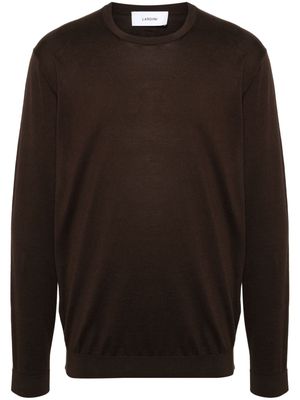 Lardini cotton knitted jumper - Brown