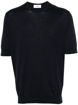 Lardini crew-neck cotton T-shirt - Blue