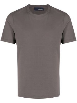 Lardini crew-neck cotton T-shirt - Grey