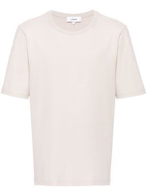 Lardini crew-neck cotton T-shirt - Neutrals