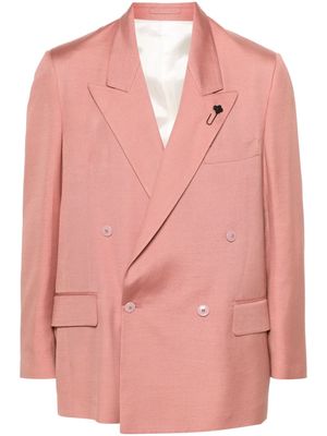 Lardini double-breasted blazer - Pink