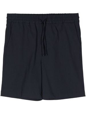 Lardini drawstring-waist track shorts - Blue