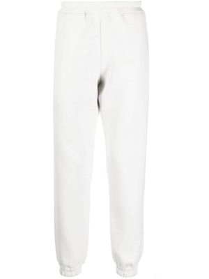 Lardini elasticated-waistband tapered track pants - White