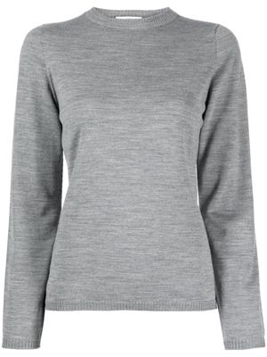 Lardini fine-knit wool-blend jumper - Grey