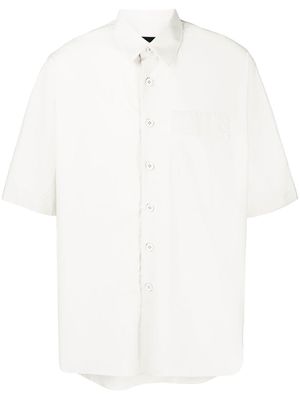 Lardini flap pocket short sleeve shirt - Neutrals