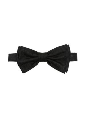 Lardini glitter-detail bow tie - Black