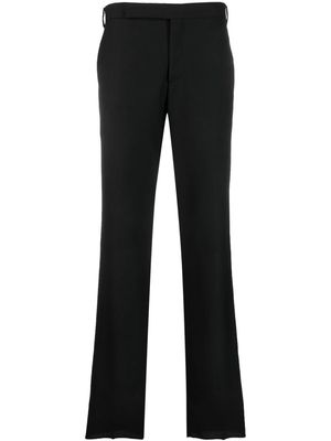 Lardini high-waisted wool trousers - Black