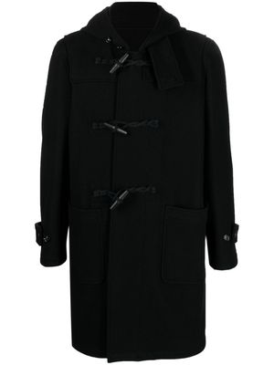 Lardini hooded duffle coat - Black