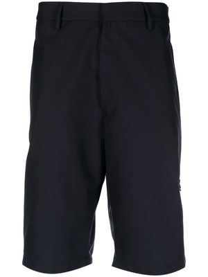 Lardini logo-patch bermuda shorts - Blue