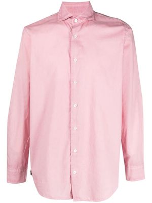 Lardini long-sleeve cotton shirt - Pink