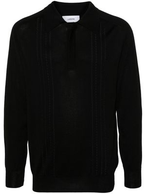 Lardini long-sleeve jumper - Black