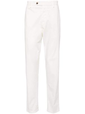 Lardini mid-rise poplin chino trousers - Neutrals