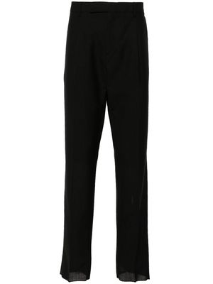 Lardini mid-rise tailored wool trousers - Black