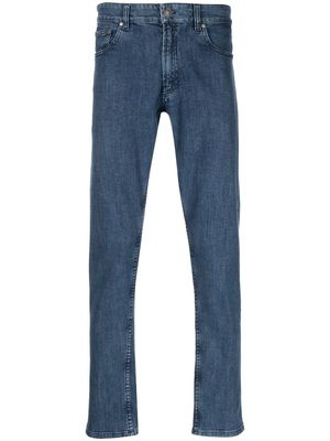 Lardini mid-wash slim-fit jeans - Blue