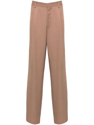 Lardini pleat-detail trousers - Brown