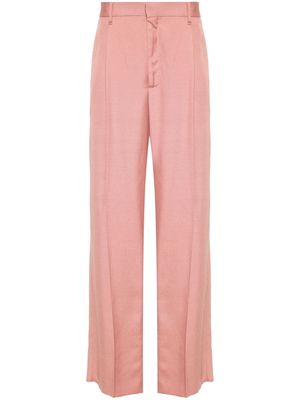 Lardini pleat-detail wide-leg trousers - Pink