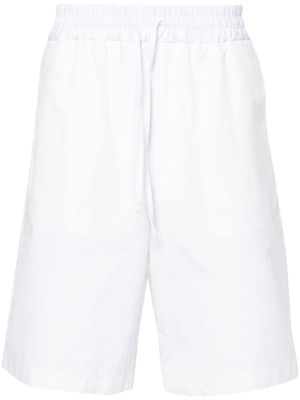 Lardini poplin cotton shorts - White