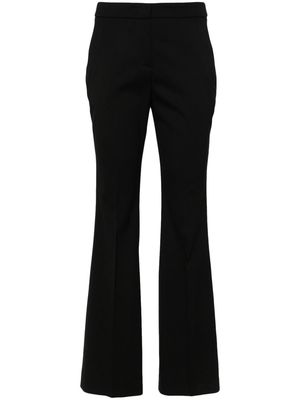 Lardini pressed-crease flared trousers - Black