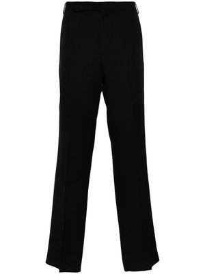 Lardini pressed-crease straight-leg trousers - Black