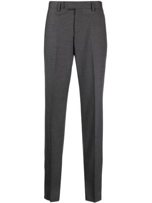 Lardini pressed-crease tailored-cut trousers - Grey