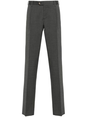 Lardini pressed-crease tailored trousers - Grey