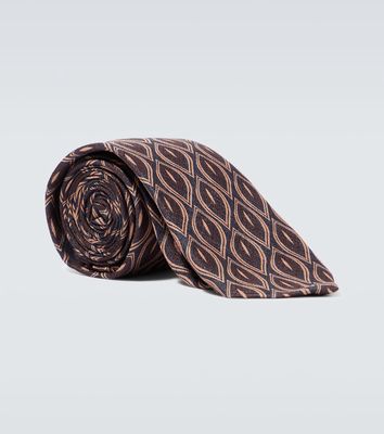 Lardini Printed silk tie