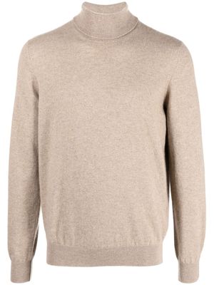 Lardini roll-neck cashmere jumper - Neutrals