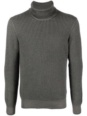 Lardini roll neck cashmere sweater - Grey