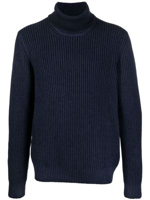 Lardini roll-neck knit jumper - Blue
