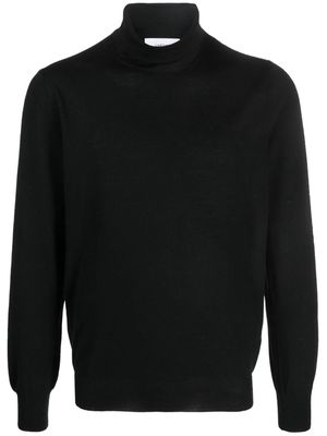 Lardini roll-neck knitted jumper - Black