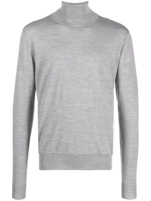 Lardini roll-neck wool jumper - Grey