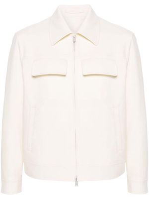 Lardini Ruben zipped shirt jacket - Neutrals