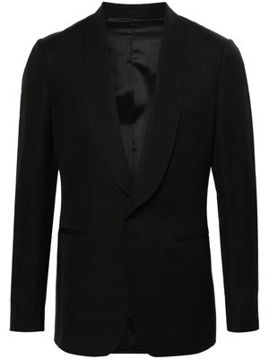 Lardini shawl-lapels single-breasted blazer - Black