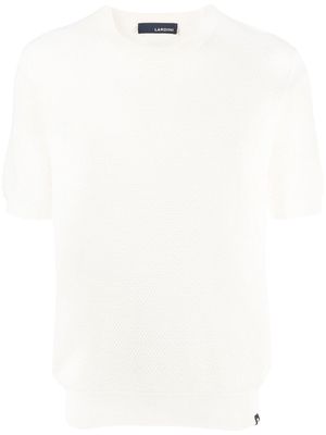 Lardini short-sleeve cotton jumper - White