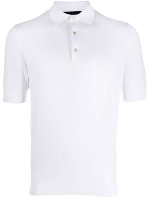 LARDINI short-sleeve polo shirt - White