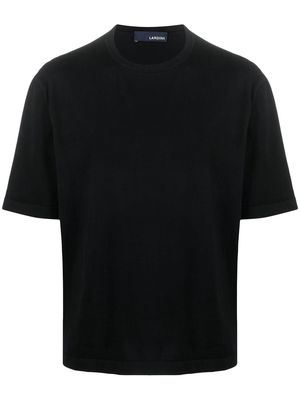 Lardini short-sleeve sweatshirt top - Black